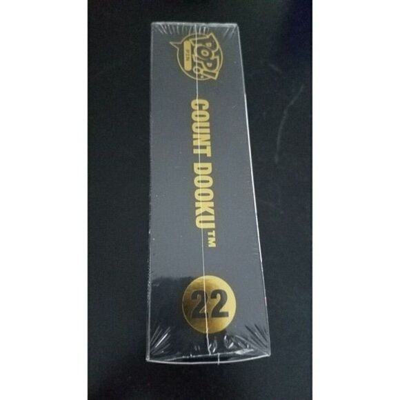 #22 Star Wars Count Dooku Funko Pop! Big Metal Enamel Pin Stand Included - Picture 3 of 7